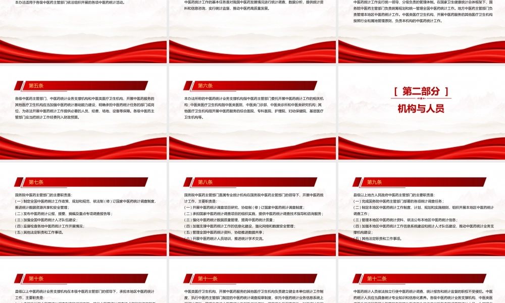 2022《中医药统计工作管理办法(试行)》全文学习PPT课件（带内容）.pptx