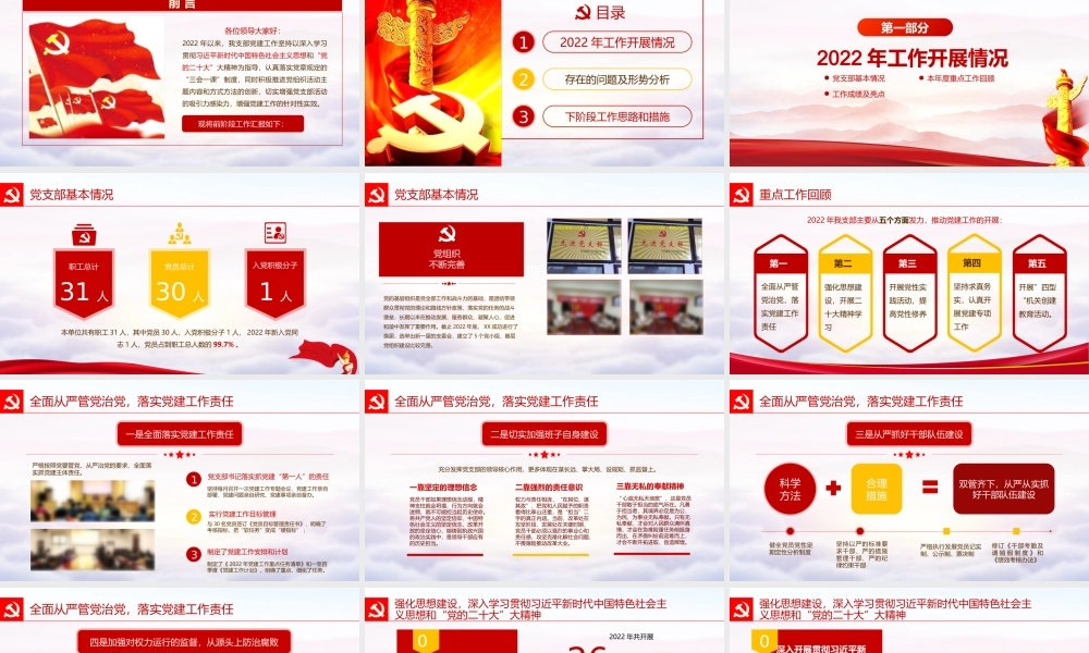 国企党支部2022-2023年党建工作总结.pptx
