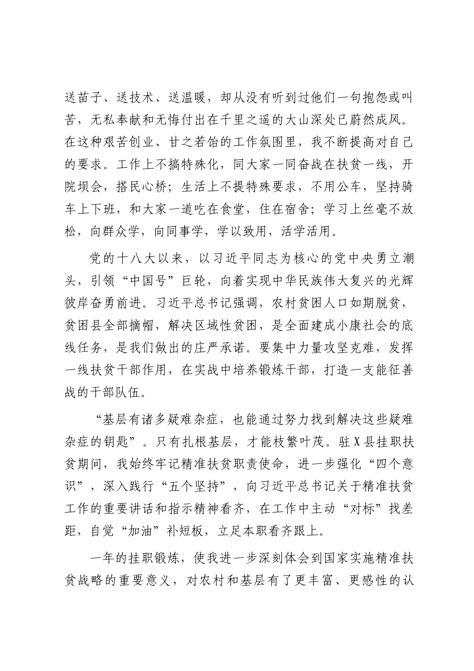 挂职干部座谈发言：2022-2023年发扬务实担当精神增长才干磨炼意志.docx_第3页