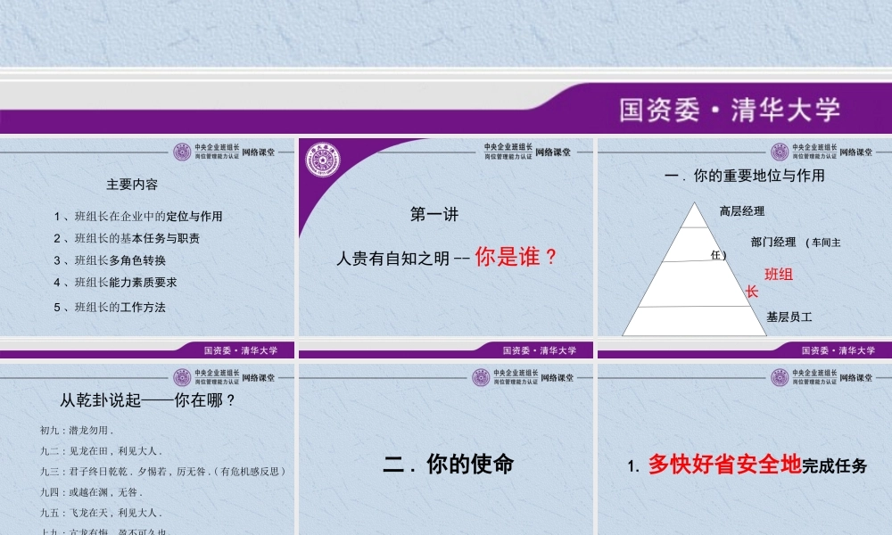 必修5管理技巧-认识班组长.ppt