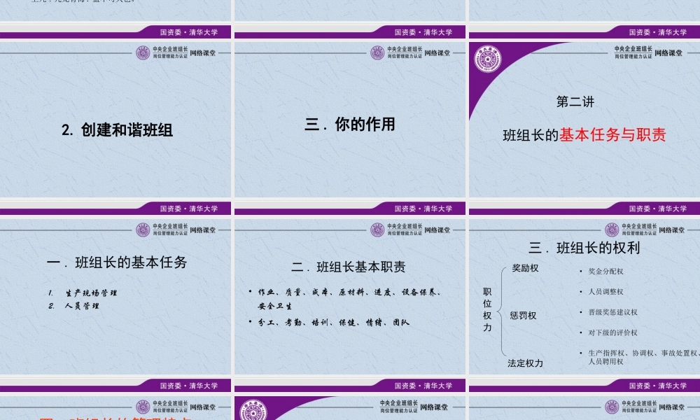 必修5管理技巧-认识班组长.ppt