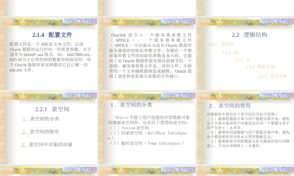 Oracle体系结构与数据库实例.ppt