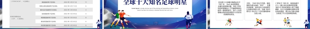 2022卡塔尔足球世界杯赛程赛制介绍PPT决战世界杯纵情卡塔尔为运动员喝彩PPT课件（带内容）.pptx