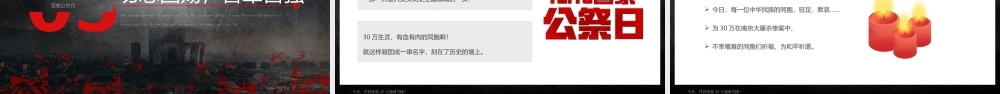 1213国家公祭日主题班会PPT勿忘国殇吾辈自强PPT课件（带内容）.pptx