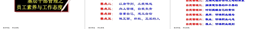 班组长管理培训课件.ppt
