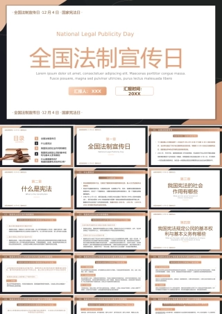 全国法制宣传日PPT模板.pptx