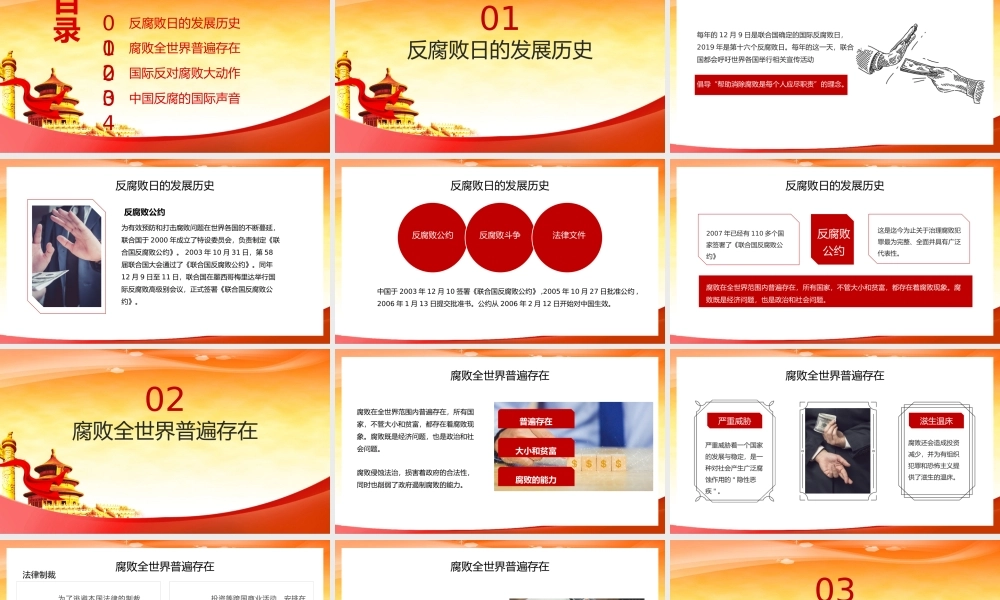 国际反腐日PPT模板.pptx
