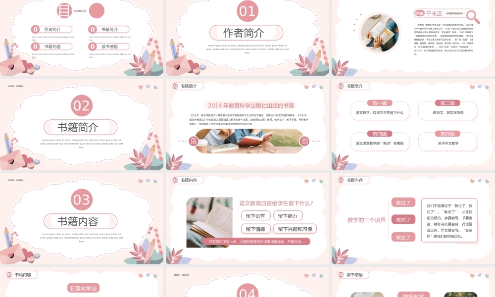 小清新于永正《我怎样教语文》读书分享.pptx