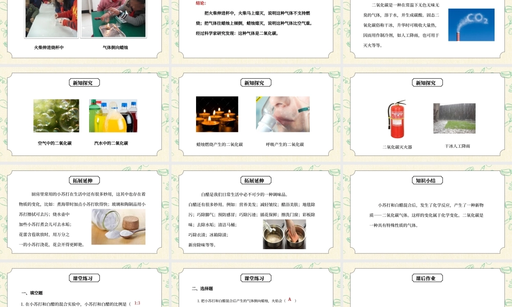 教科版六年级科学下册第二单元《物质的变化-小苏打和白醋的变化》PPT课件.pptx
