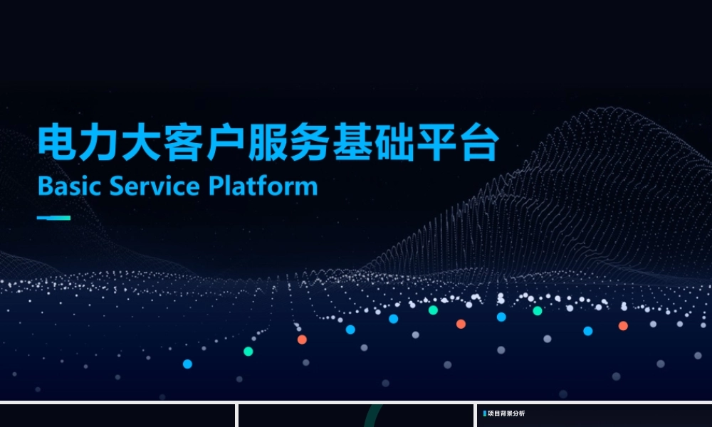 电力大客户服务基础平台项目介绍PPT课件.pptx