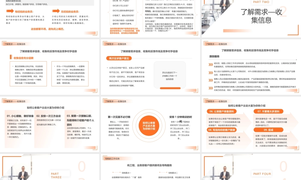 橙色简约销售人员销售技能培训.pptx
