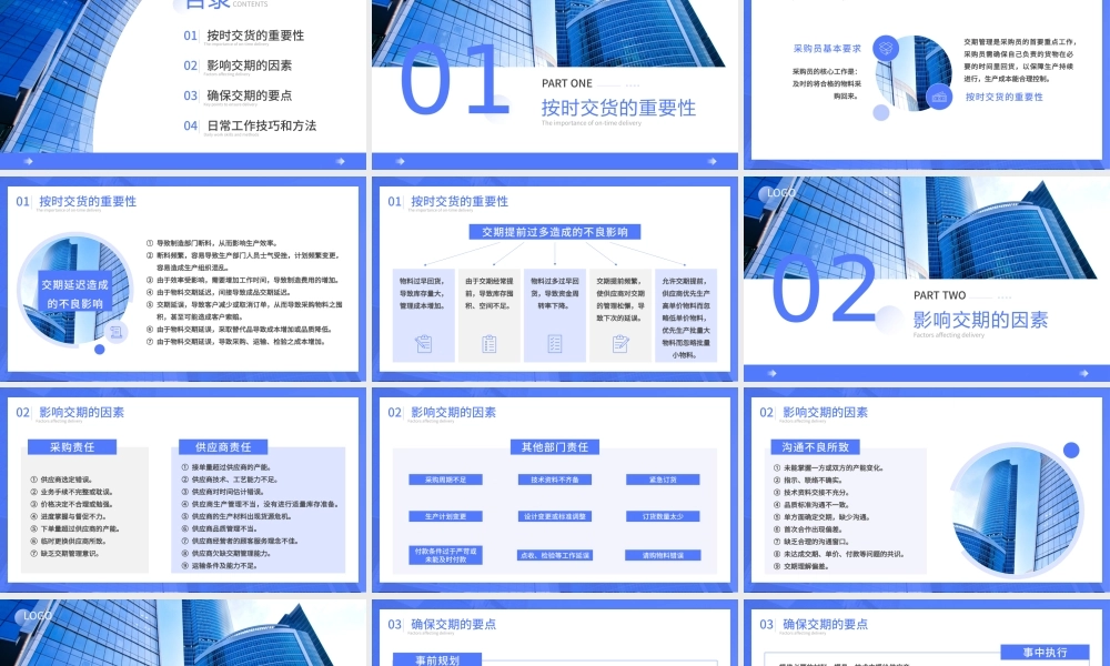 蓝色商务风企业管理培训课件采购人员技能培训PPT模板.pptx