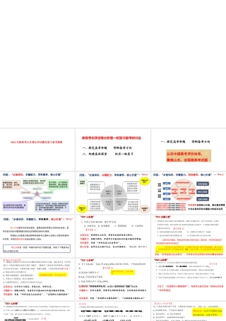 2023年新高考山东卷化学试题及复习备考策略.ppt