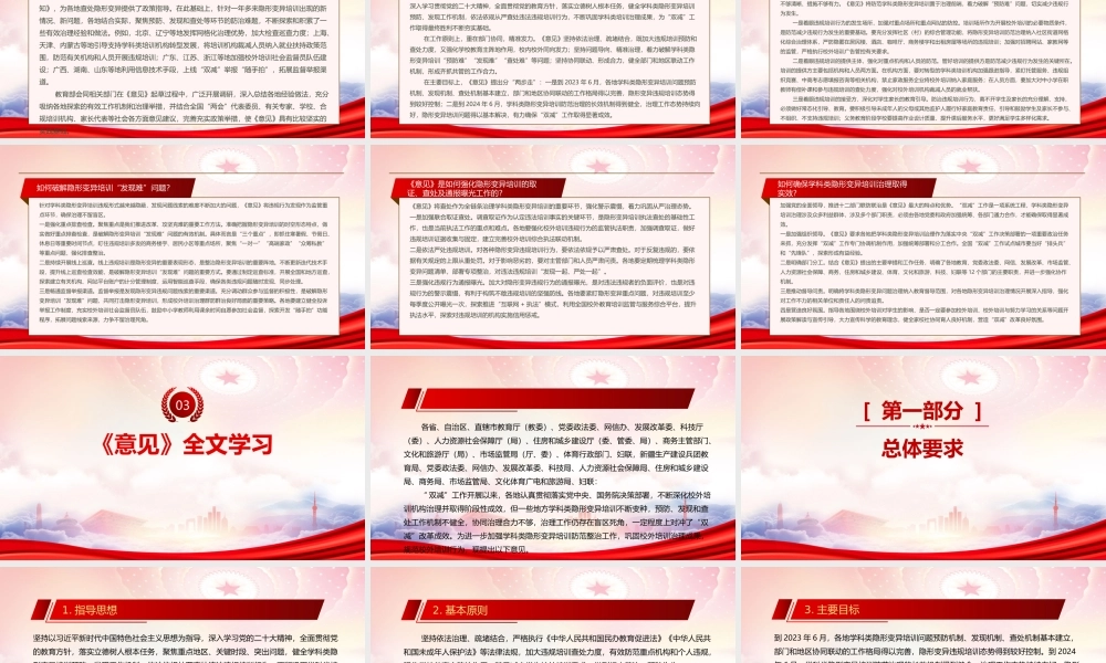 2022《关于进一步加强学科类隐形变异培训防范治理工作的意见》重点要点学习PPT课件（带内容）.pptx