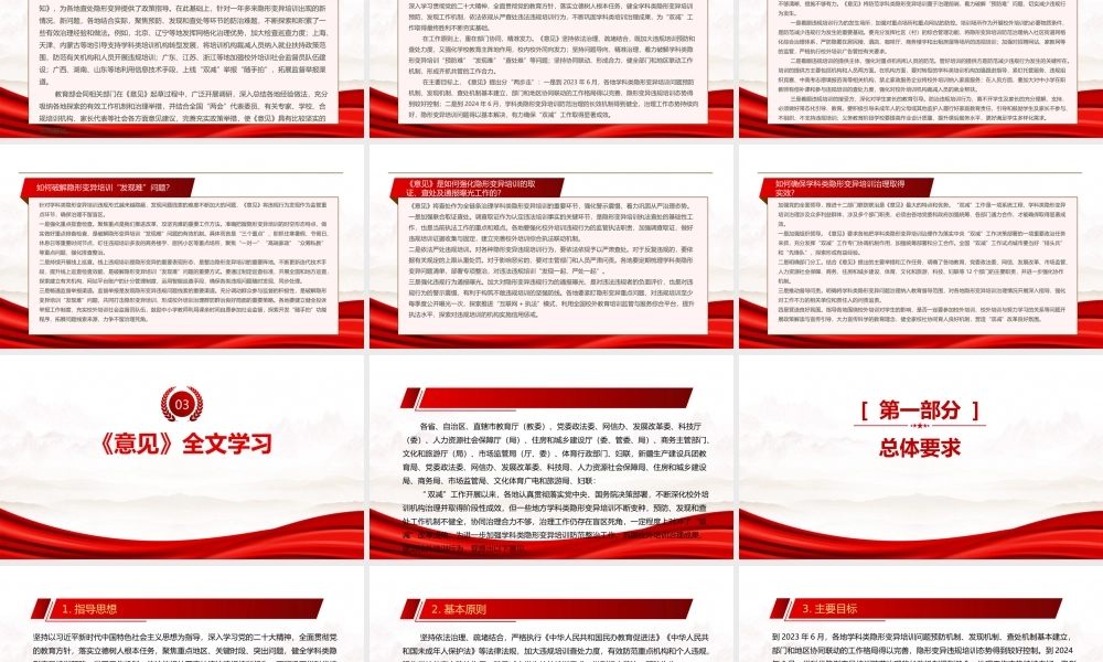 2022《关于进一步加强学科类隐形变异培训防范治理工作的意见》全文学习PPT课件（带内容）.pptx