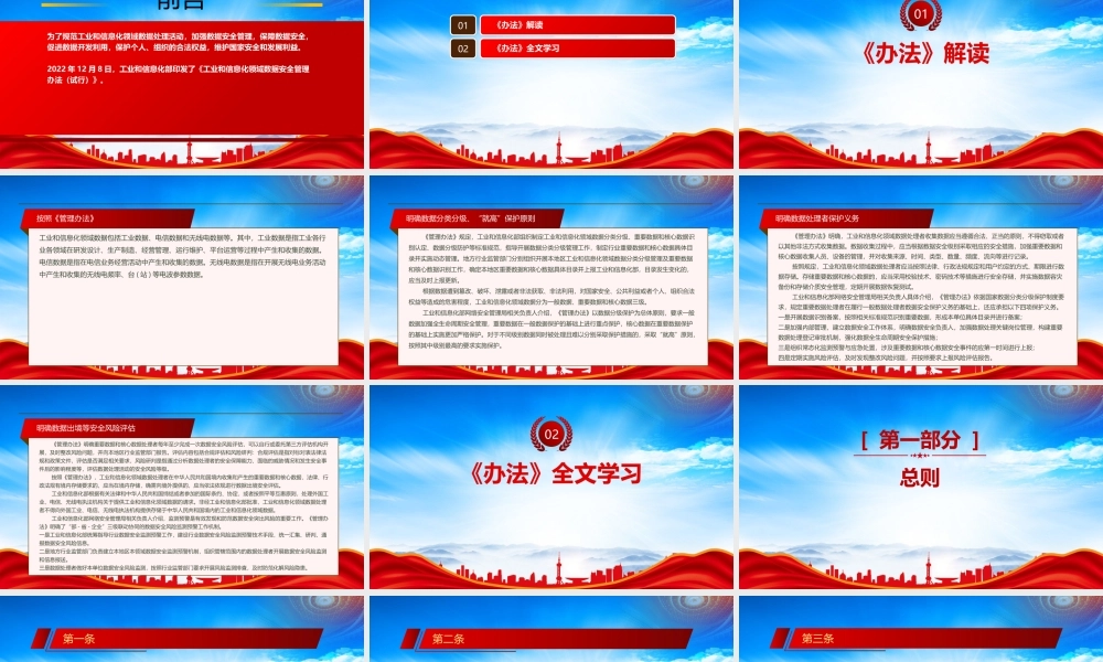 2022《工业和信息化领域数据安全管理办法（试行）》重点内容学习PPT课件（带内容）.pptx