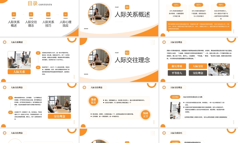 黄色商务风人际关系培训PPT.pptx
