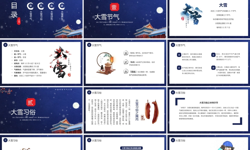 蓝色大雪节气宣讲PPT1.pptx
