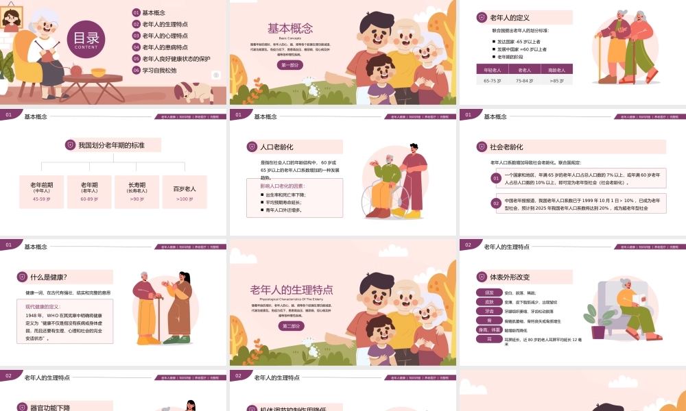 老年人老人健康医疗医学知识讲座PPT.pptx