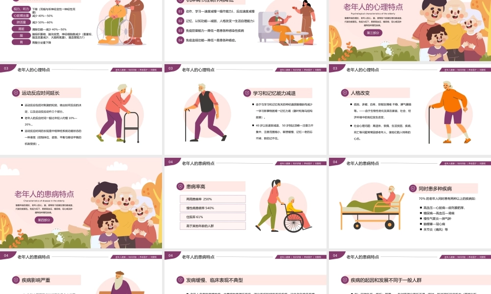 老年人老人健康医疗医学知识讲座PPT.pptx