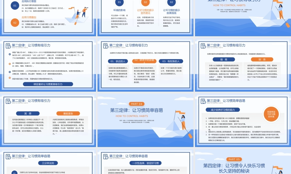 个人能力习惯提升系列教育培训PPT如何掌控习惯培训PPT课件（带内容）.pptx
