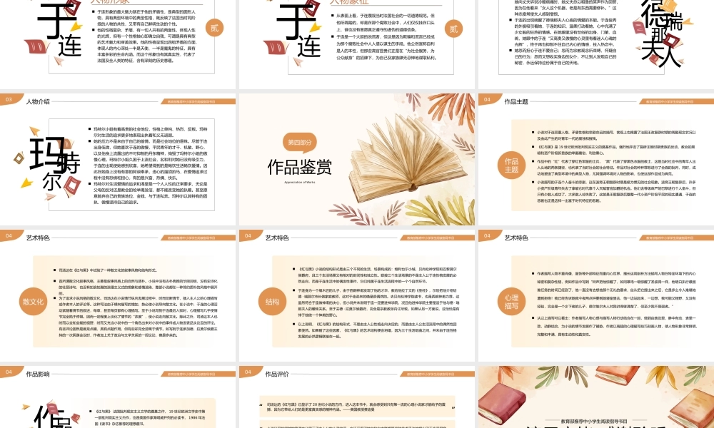 《红与黑》读书分享名著导读PPT.pptx