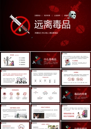 珍爱生命远离毒品主题教育PPT.pptx
