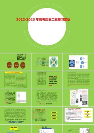 2022-2023年高考历史二轮复习建议.pptx