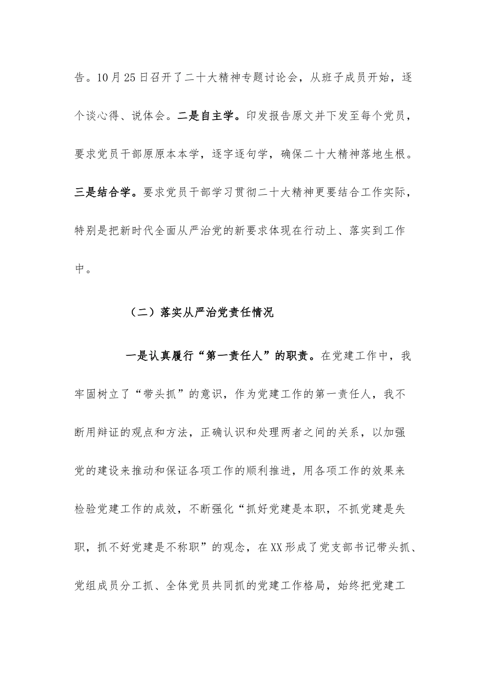党支部书记党建工作专项述职报告.docx_第2页