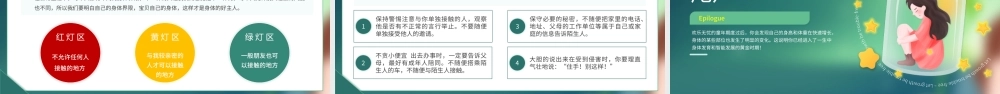 绿色卡通风让成长不烦恼健康教育PPT.pptx