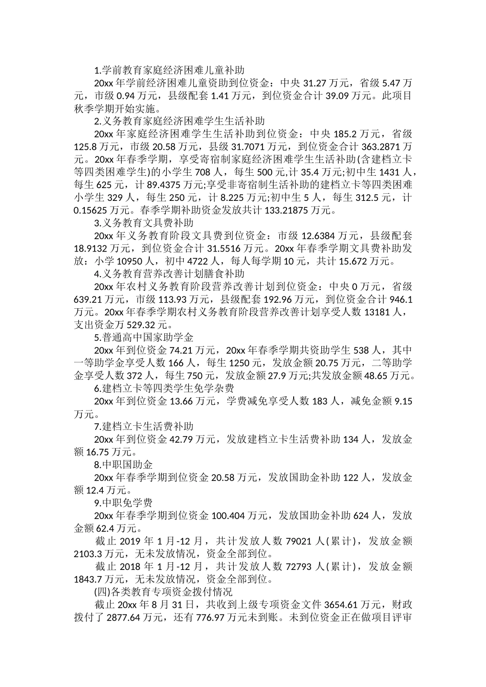 教师工资及津贴补贴发放情况的自查报告范文.docx_第2页
