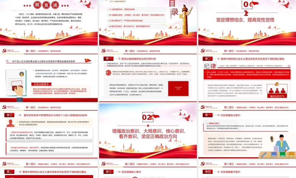 强信念、树正气、践宗旨努力做守纪律和规矩的新时代合格党员PPT课件（付心得体会）.pptx