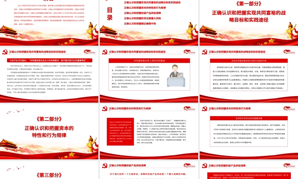 深入学习中央经济工作会议-正确认识把握新的重大理论和实践问题PPT课件（带内容）.pptx