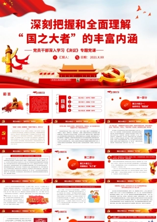深入学习《决议》-深刻把握和全面理解“国之大者”的丰富内涵PPT课件（带内容）.pptx