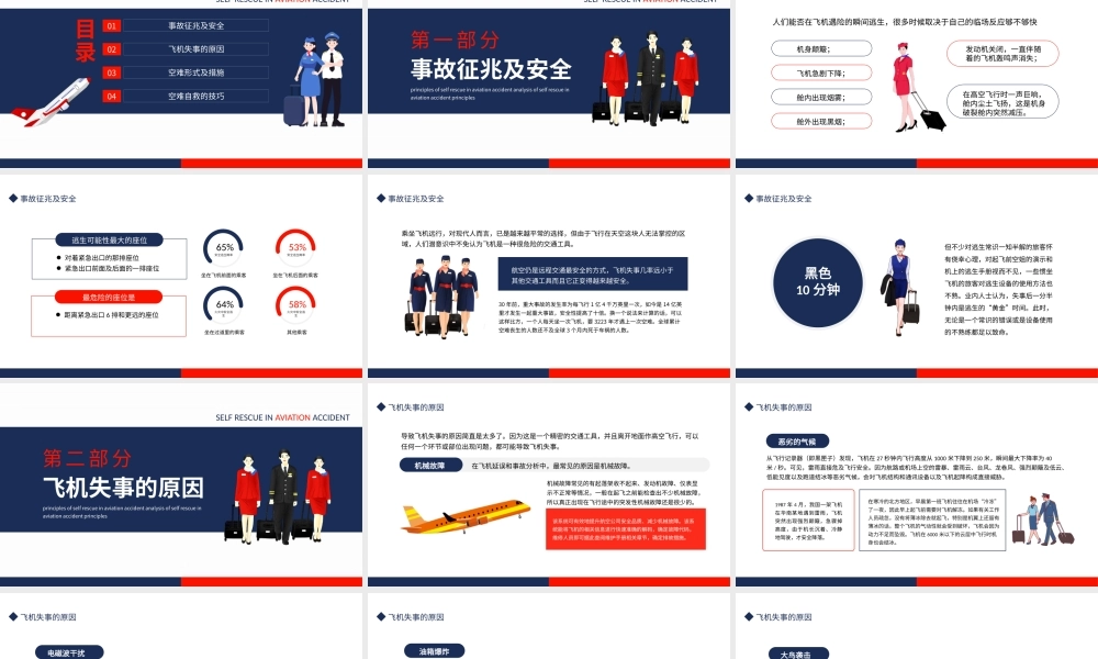 航空事故分析自救的原则动态PPT.pptx