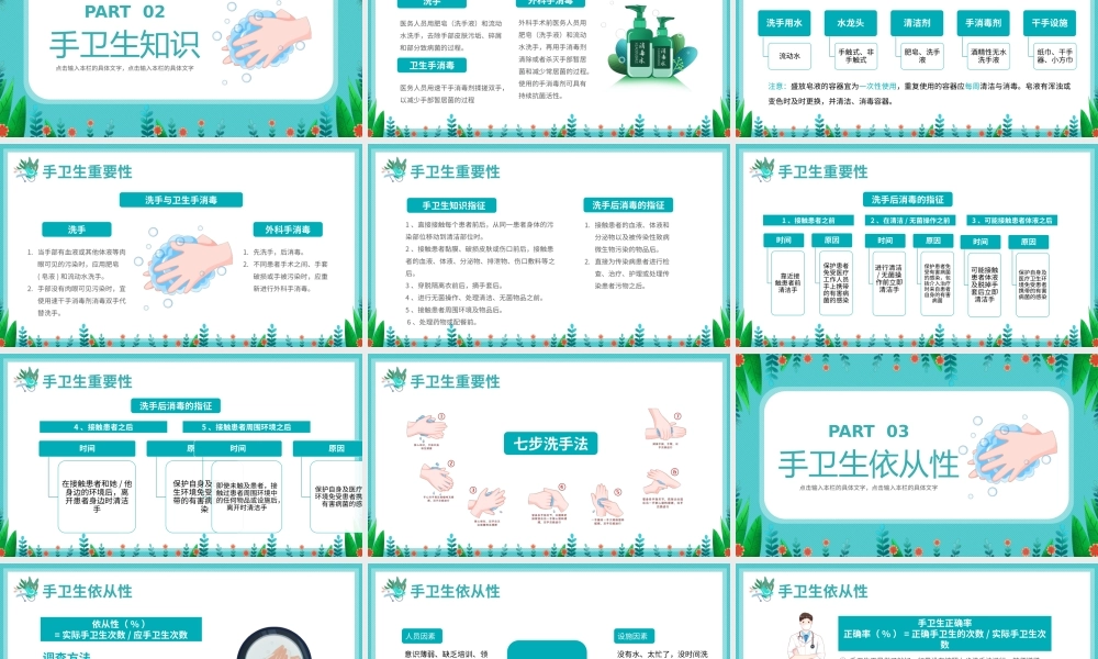医护人员手卫生知识培训讲座-手卫生知识培训PPT课件（带内容）.pptx