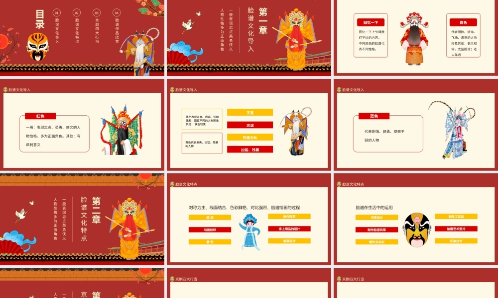美术欣赏脸谱制作动态PPT课件（带内容）.pptx