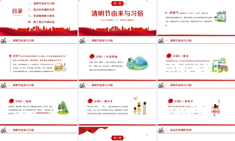 缅怀革命先烈传承红色精神-缅怀革命先烈传承红色精神PPT课件（附心得体会）.ppt