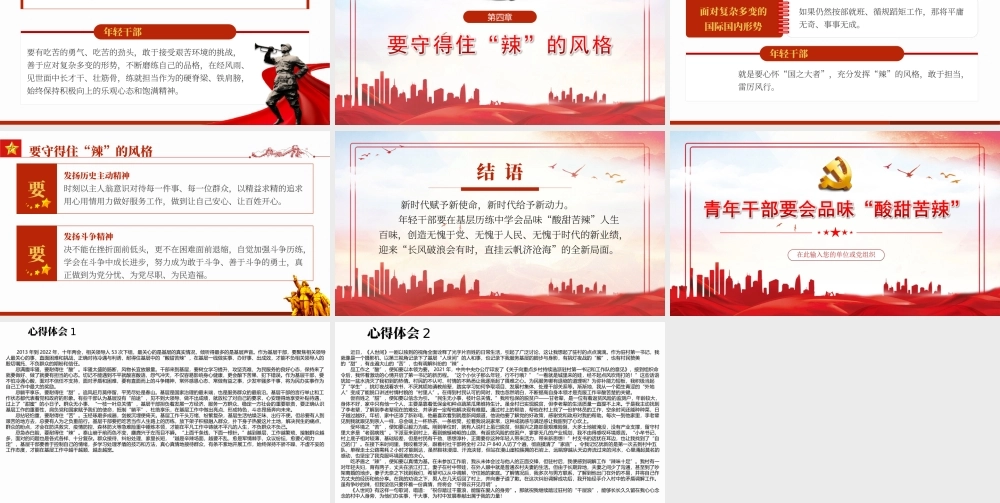 青年干部要会品味“酸甜苦辣”专题党课PPT课件（附心得体会）.ppt