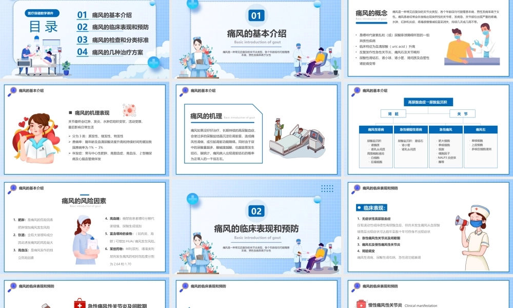 风湿性痛风内科医学类医疗保健教学PPT课件（带内容）.pptx