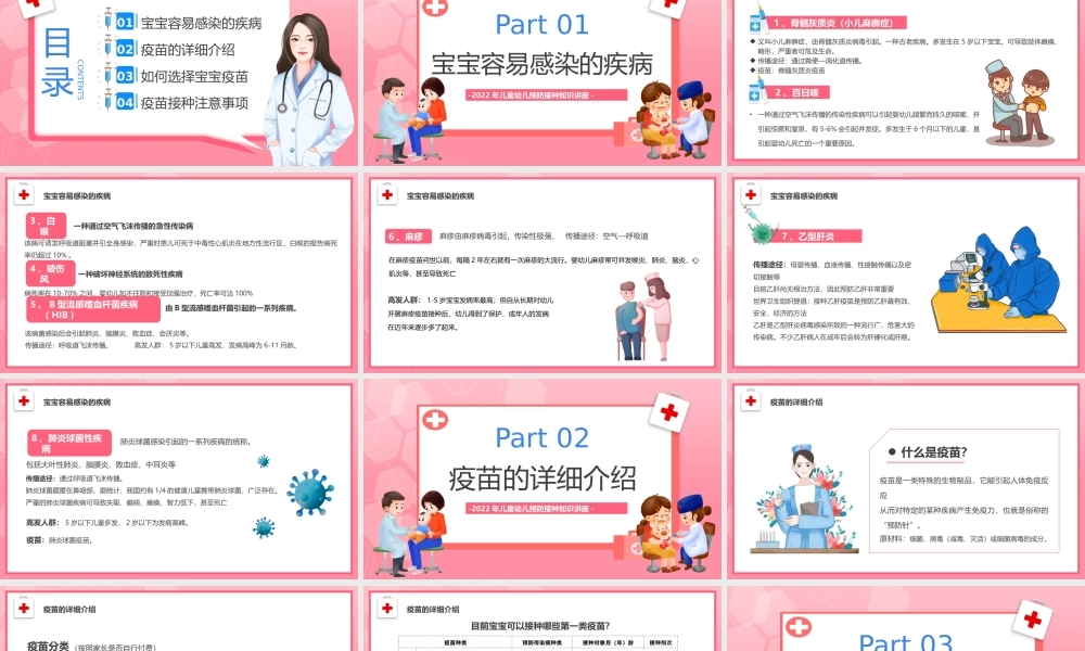 2022全国儿童预防接种宣传日儿童幼儿预防接种知识讲座PPT课件（带内容）.pptx