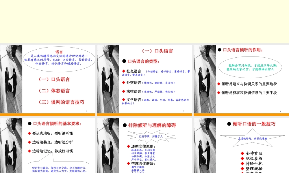 张文学：五、商务谈判技巧-商务谈判的语言艺术.ppt