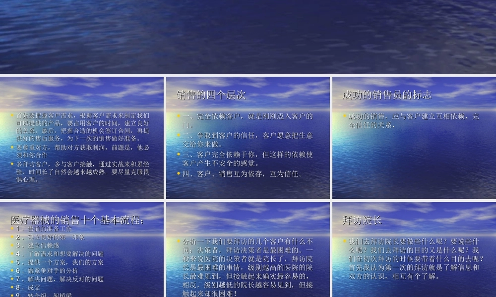 医疗设备销售技巧.ppt
