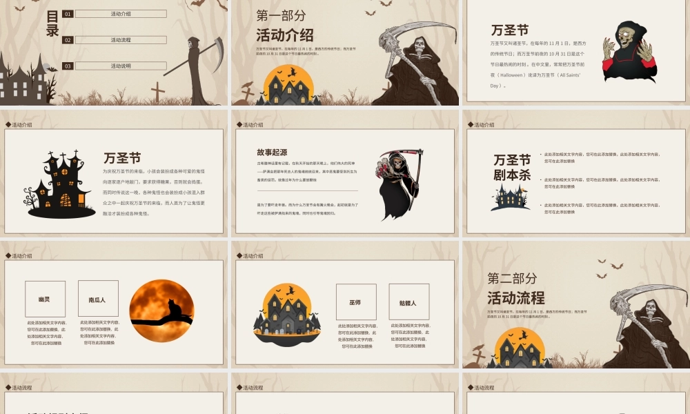 万圣节剧本杀主题活动PPT课件（带内容）.ppt