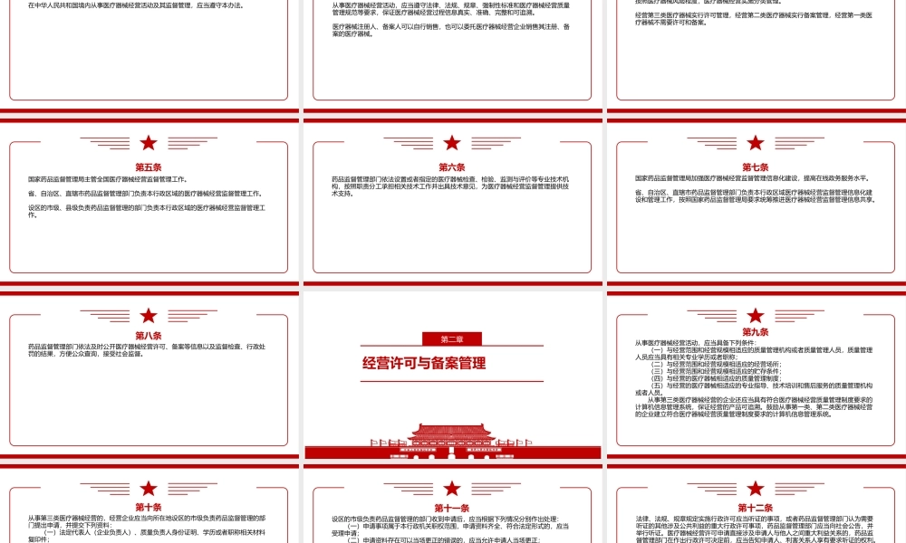 2022《医疗器械经营监督管理办法（2022）》全文学习材料PPT课件（带内容）.ppt