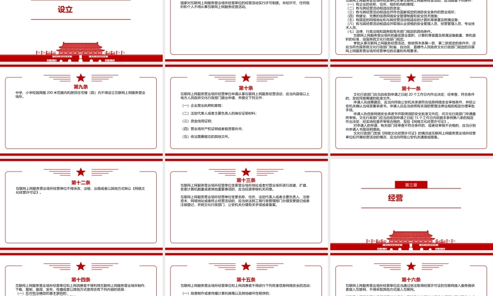 2022《互联网上网服务营业场所管理条例（2022修订）》全文学习材料PPT课件（带内容）.pptx
