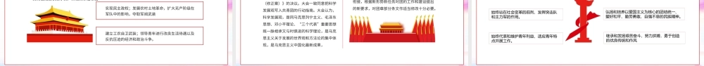 共青团的光辉历史优良传统艰苦奋斗努力拼搏动态PPT.pptx
