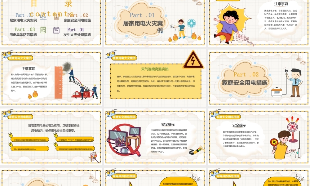 家庭安全用电具体防范措施PPT课件（带内容）.ppt