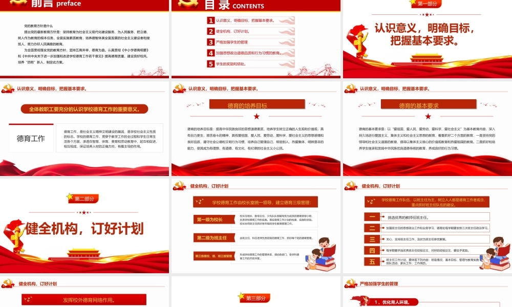 党的教育方针-提高德育质量建设良好校风培养“四有”新人教育PPT专题团课课件（带内容）.pptx