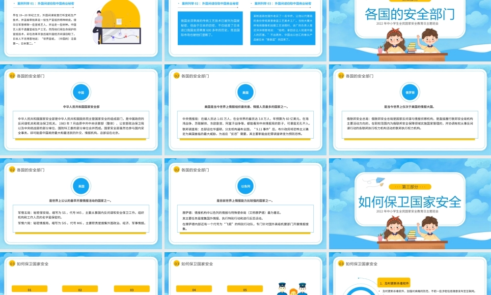 2022年中小学生全民国家安全教育日主题班会PPT课件（带内容）.pptx